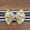 Infant headband Fashion design baby girl cotton headband sequin big bow headband for girls