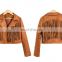 New 2015 Autumn leather jacket women washed zipper Suede Handsome Motorcycle fringed jacket cultivating wild leather