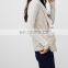 2015 Winter Italian Design Belt Raw Fringe Custom Tibet Sheep Fur Vest (NT6796)