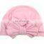 2017 new fashion in Europe and America baby supplies children solid color tie with head cap