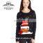2016 Baiyimo Woman 3D Upside Down Santa Cute Knit Christmas Sweater