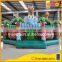 2017 safari park theme inflatable amusement park elephant giraffe tiger zebra inflatable super slide for sale