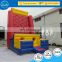 5m height interactive Pyramid Inflatable rock climbing wall for kids
