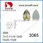 DZ-3065 drop shape crystal ab color sew on rhinestones for clothing
