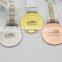 2017 Newest style good quality metal souvenir medals with custom ribbons