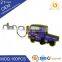 Custom rubber key chain plastic silicon keychain