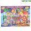 Kids Pretend Play Grocery Shopping Play Toy Food Set, Fruit and Vegetable with Shopping Basket