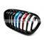 1 SLAT GLOSSY M COLOR FRONT GRILLE FOR BMW 1 SERIES F20 15-17