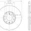 1J0615301D auto front brake disc for VW
