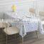 Kitchen accessories cheap 100% polyester oilproof dinning table cover waterproof tablecloth
