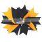 Baby Girls Halloween Bow Orange And Black Hair Bows Toddler Headband Big Bows Girls Oversize Bows Photo Prop