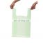 100% biodegradable PLA  Corn starch PBAT t shirt shopping bag