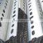Popular powder coated galvanized perforated steel slotted angle with holes racking shelving
