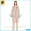 Double fleece lined women winter long coat 2016