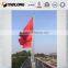 tapered aluminium flag pole for retail
