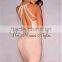 2016 New Backless Sexy Evening Party Halter Sleeveless Bodycon Bandage Summer Dress