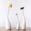 Water Drop Nordic Simple Style White Ceramic Dry Flower Vase For Dining Room Table