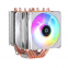 LIUYUEFENG X600 кулер для процессора 6 теплопроводов с вентилятором RGB 3-контактный 90 мм вентилятор для процессора для компьютеров LGA775/115x/1366 AM2/AM3/AM4