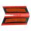 Pair Front Bumper Left + Right Reflector Side Marker Lights For BMW E70 X5 2007 2008-2010 Without Bulbs Black/Red/Grey/Yellow
