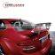 C CLass W204 C63 coupe carbon finber Black wide style rear wing fit for C63 two doors carbon rear spoiler skirt C63 rear lip