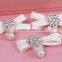 Two color Hair accessory hair band Crystal and Rhinestone hair bow Textil