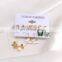 Popular European Jewelry Suit Irregular Geometric Acrylic Drop Earrings Hollow Acrylic Tassel Drop Earrings Set for Women