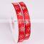 Low Price Wrap Cheap With Flower Logo Ready Made Printed Rol Silk Satin Christmas Ribbon