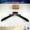 CY-626 grey suit velvet hanger on shoulder flocking velvet hanger for wholesale clothes