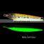 Luminous lead fish 80g  pesca lure glow shore jigging lure  slow pitch jigging lures saltwater flat fall jig