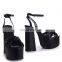 Ladies wholesale Black color high heels ankle strap extreme platform women sandals shoes made in Spain