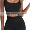 Womens 2 Piece Seamless Ribbed Workout Sets Crop Tank High Waist Shorts Yoga Outfits