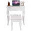cheap modern dressing table with mirrors