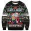 High Quality Black Pullover Own Design Winter Knits Women Mens Christmas Sweater Dress