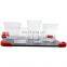 High Quality Disposable Square Mini Cube Clear Tasting Plastic Dessert Cup