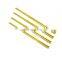 plated gold mirror tableware simple design luxury polished sustainable multicolor lightweight chopsticks custom