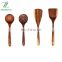 Wooden cutlery sets Kitchen Utensil Set 4 Cooking Utensils Spatula Spoons for Cooking Nonstick Cookware,Handmade by Natural Teak