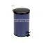 Competitive price metal foot pedal waste bin 3L 5L size of dustbin trash bin