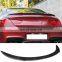 V Style Carbon Fiber Rear Lip Spoiler Wing  for 2012-2018 BMW 6 series F06 F12 F13  coupe