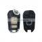 Replacement 3 Button Flip Remote Cover Car Key Shell Fob Blank Fit For Peugeot 508 Citroen
