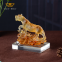 Company Annual Crystal Meeting Gift 2022 Liuli Tiger Year Luxury Marketing Souvenir Sculpture