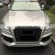 car bodikits factory price RSQ5 for Audi Q5 SQ5 with front bumper grill honeycomb grills mesh radiator Body kits 2013-2017
