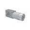 4058 dc worm geared reduction motor with encoder dual shaft high torque geared motor