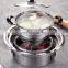 Portable Charcoal Starter Stainless Steel Outdoor BBQ Grill Foldable Barbecue folding grill heating stove