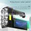 Strong light flashlight 8 LED lights source flashlamp with COB side light usb/solar rechargeable lantern portable torch