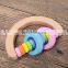 Baby Hand Montessori Rattle Wooden rattle Hand bell Orff Musical Instruments Intellectual Learning Toy Educational toy Gift