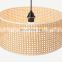 New Trends 2023 Rattan Lampshade Woven rattan pendant light wicker ceiling light decor manufacturer