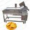 Professional automatic pork rinds frying machine Peas peanuts indian noodle snack chips continuous fryer