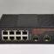 10/100/1000M 2 SFP connectors and 8 Ethernet ports Industrial SFP Switch