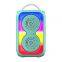Wireless Portable Amplifier Macaron Color Dual 3 Inch RGB Lights Karaoke Support For Original Sound Smart Speaker