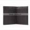Vegetable-tanned Italian leather bifold money clip wallet super slim magnetic cash clip for men